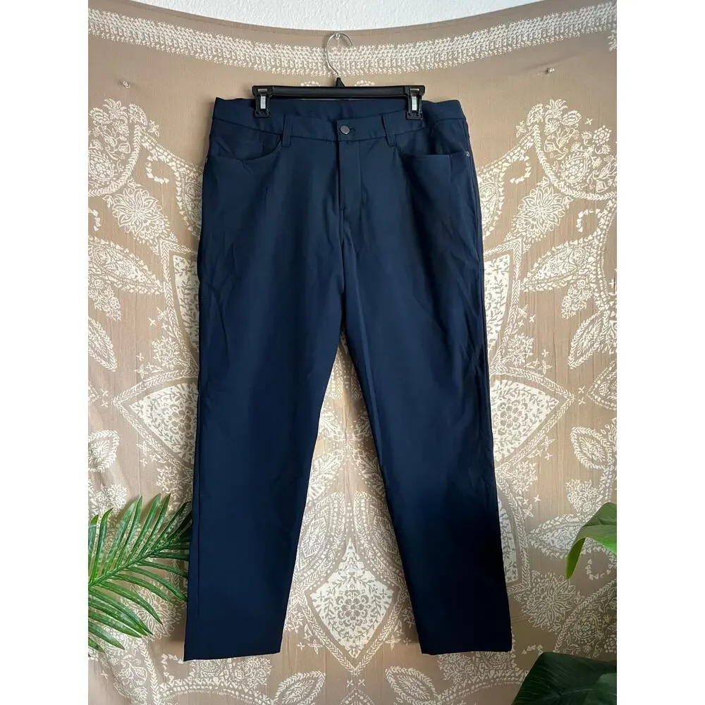 Lululemon ABC Pant Slim 5-Pocket Navy Men's 33